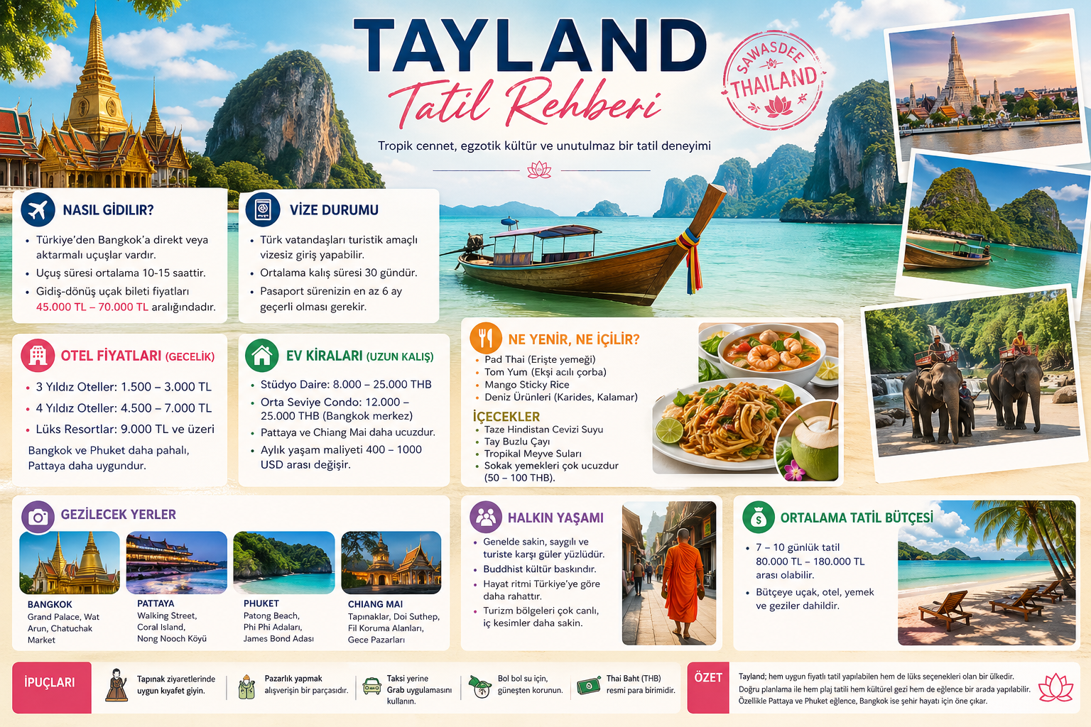 Tayland Tatili Rehberi