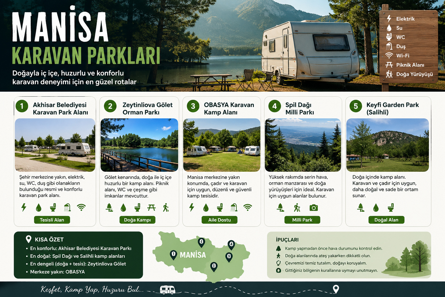 Manisa Karavan Parkları